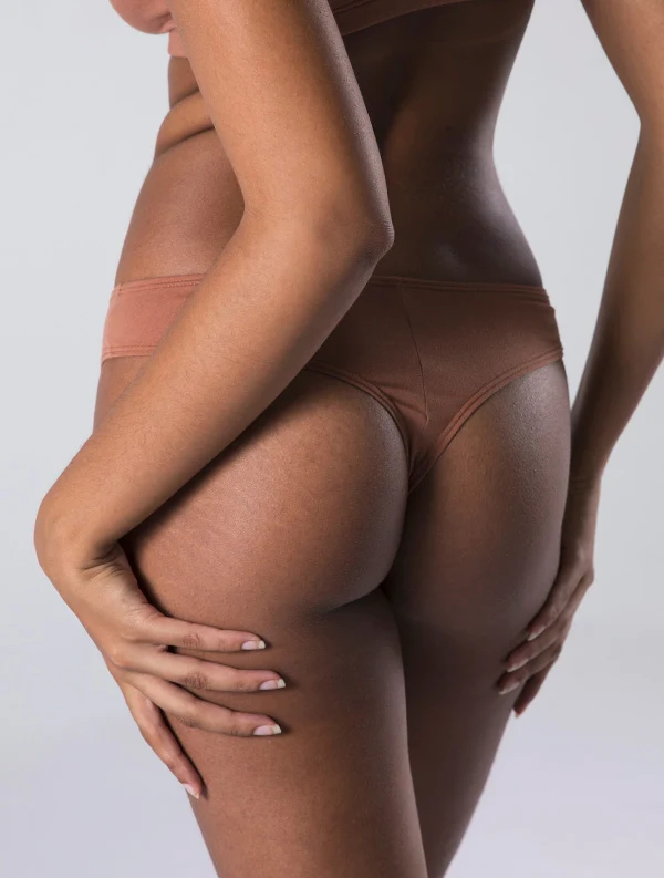 Tanga Maya - Coton Bio - Nude-Cannelle