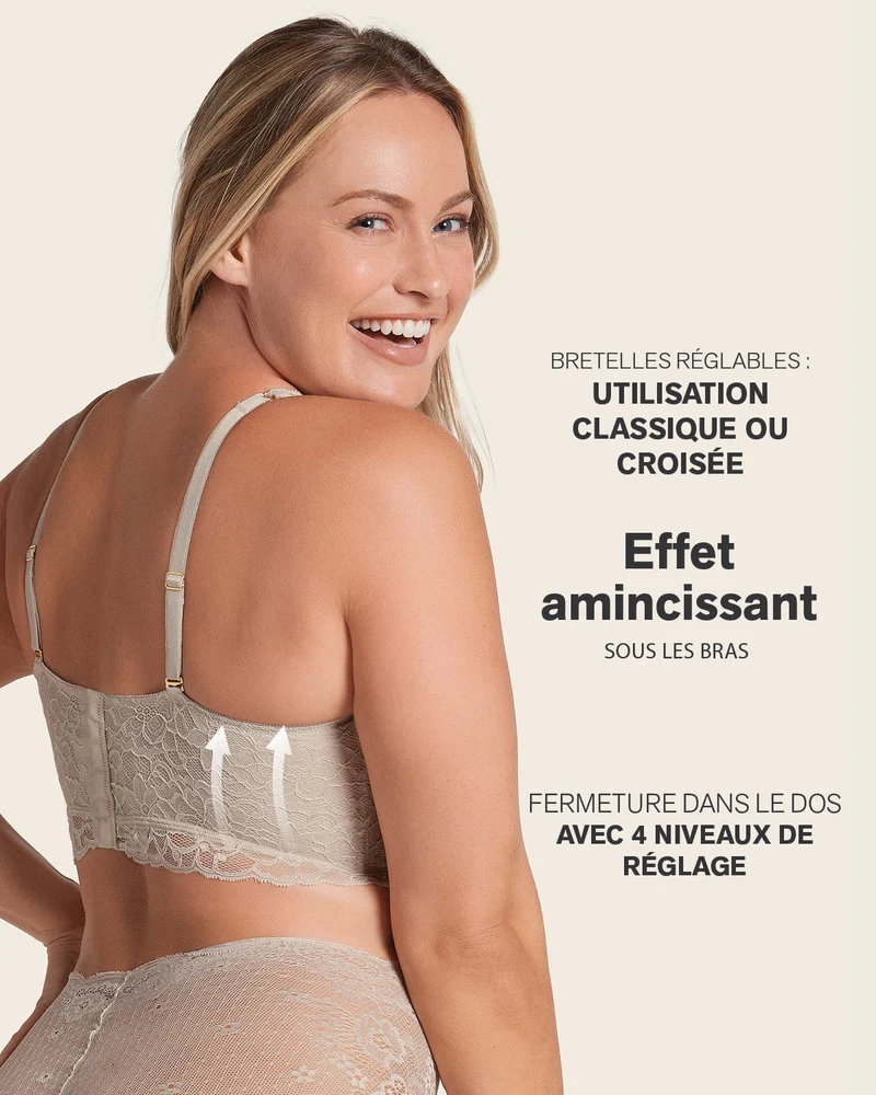 Pack de 2 soutiens-gorge en dentelle idéal pour les grosses poitrines