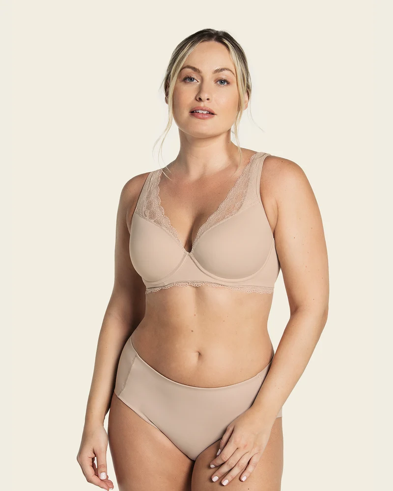 Pack de 2 soutiens-gorge bonne couvrance : soutien-gorge à couvrance profonde