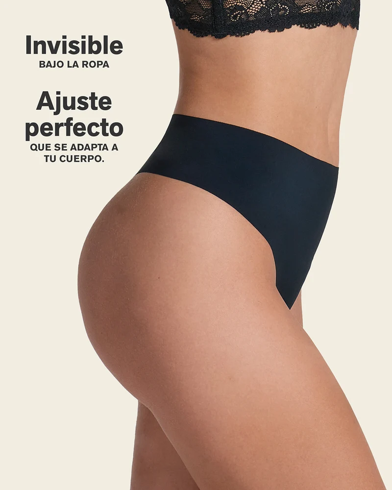Culotte brésilienne taille haute invisible