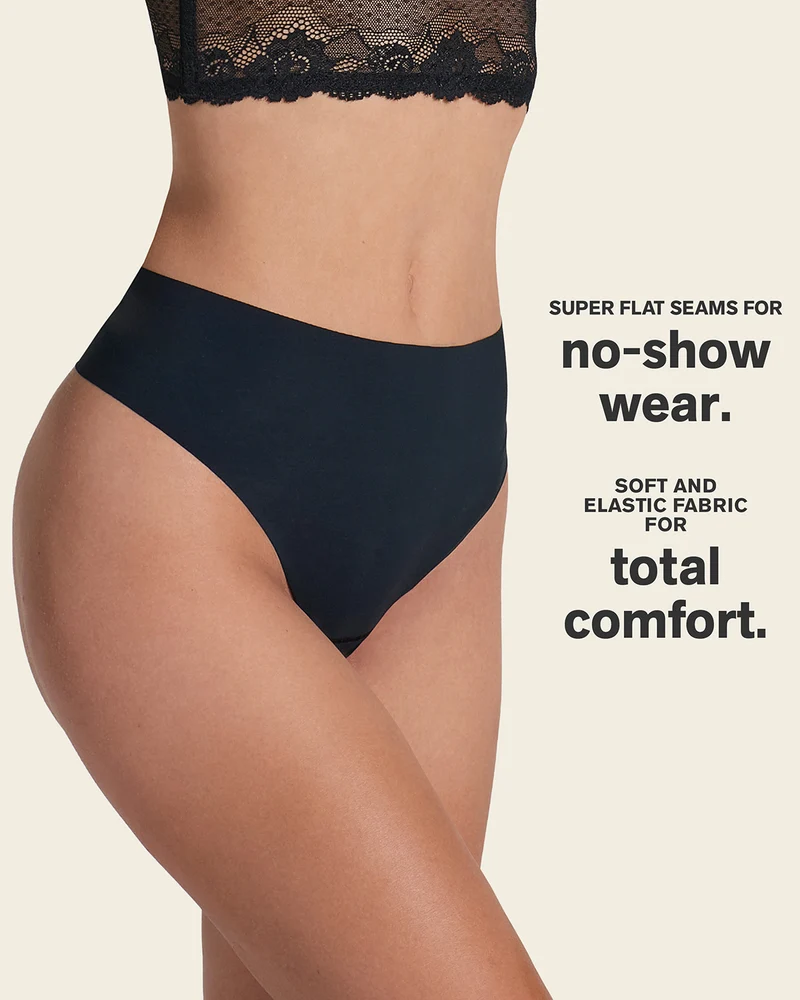 Culotte brésilienne taille haute invisible