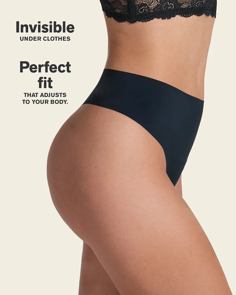 Culotte brésilienne taille haute invisible