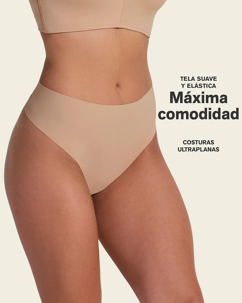 Culotte brésilienne taille haute invisible
