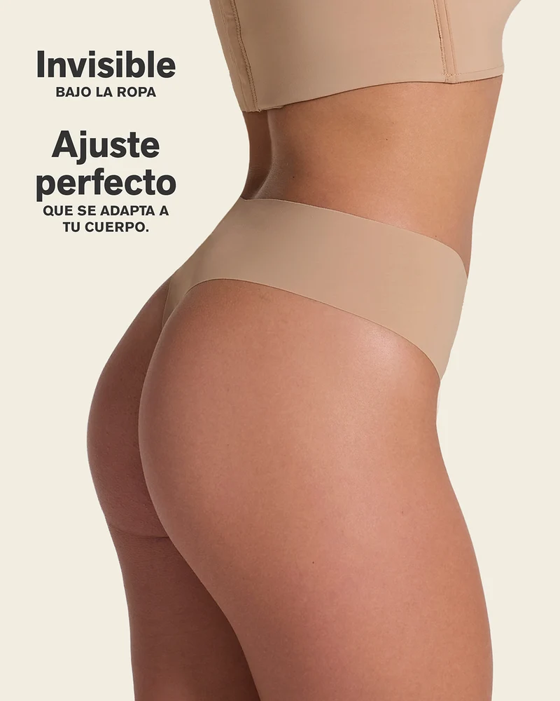 Culotte brésilienne taille haute invisible