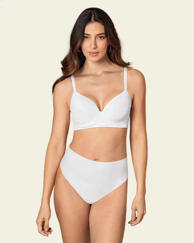 Culotte brésilienne taille haute invisible