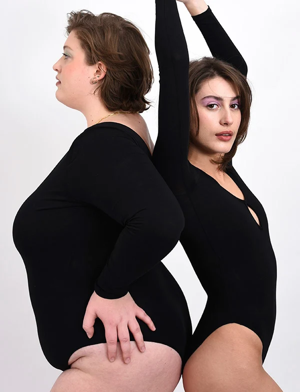 Body Louise - Coton Bio - Noir-Ebène