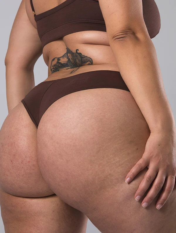 Tanga Maya - Coton Bio - Nude-Brun