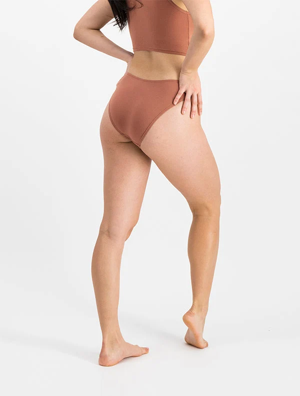 Culotte Anna - Coton Bio - Nude-Cannelle