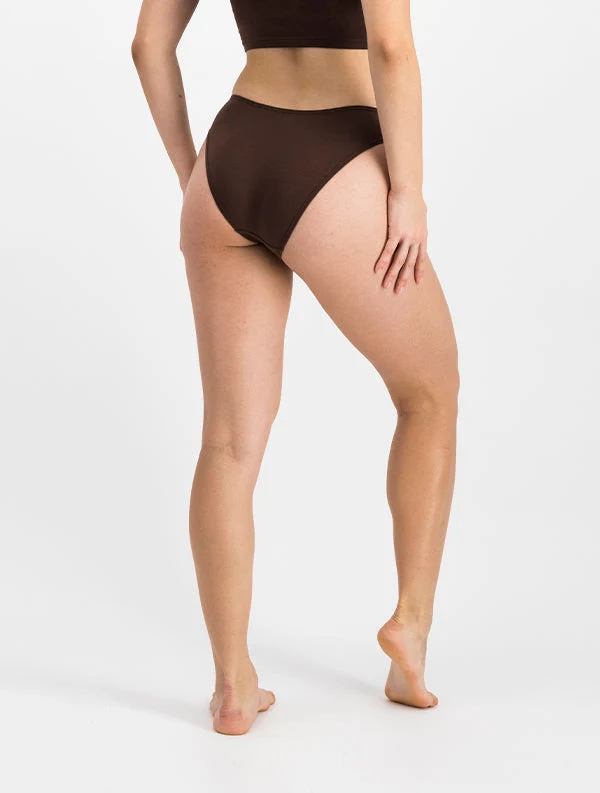 Culotte Anna - Coton Bio - Nude-Brun