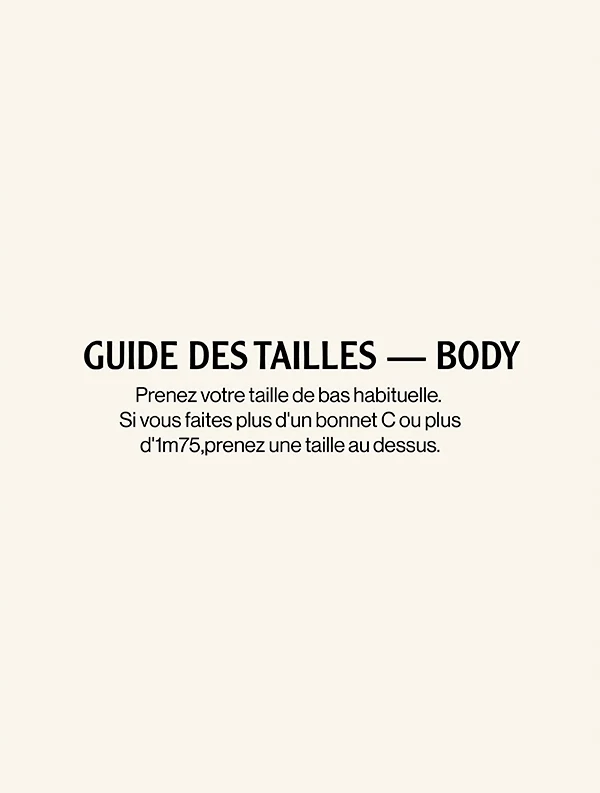 Body Emma - Coton Bio - Noir-Ebène