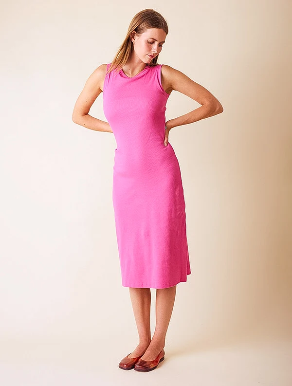 Nobradress® Isla - coton côtelé - Rose-Smoothie