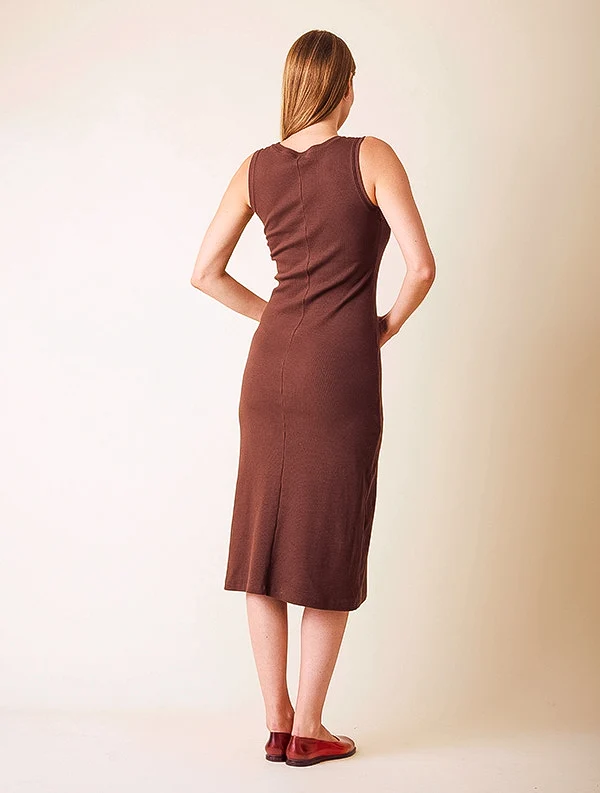 Nobradress® Isla - coton côtelé - Marron-Pécan