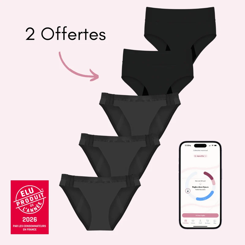 3 Arya détachables + 2 Céleste respirantes Offertes