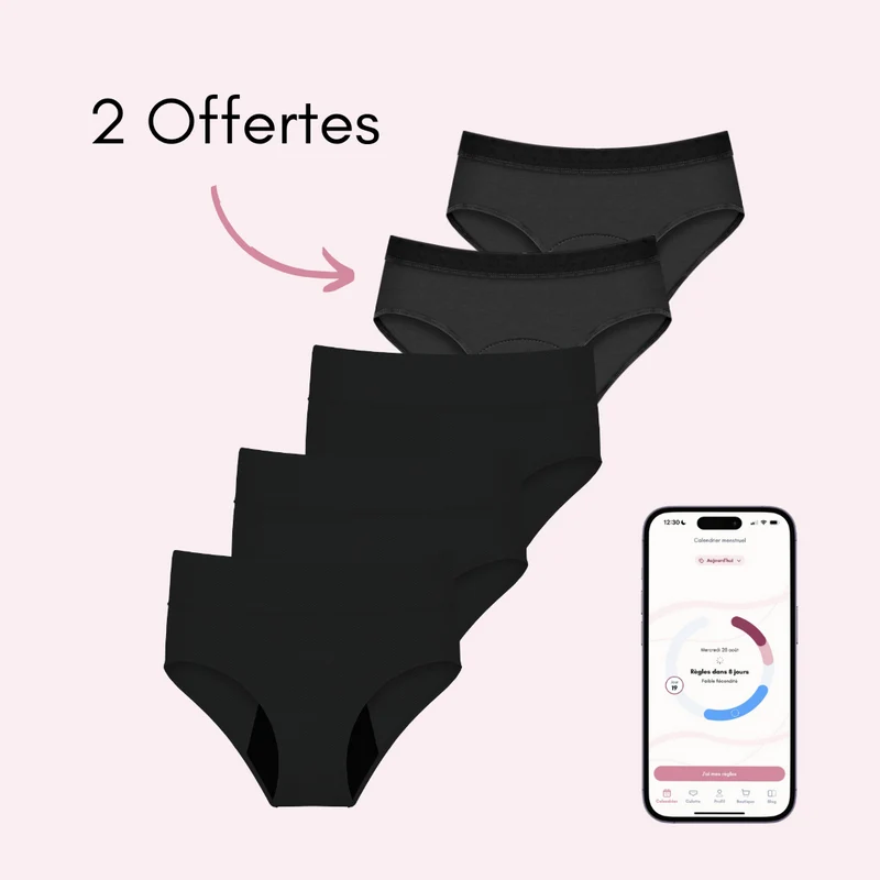 3 Céleste respirantes + 2 Léa Offertes