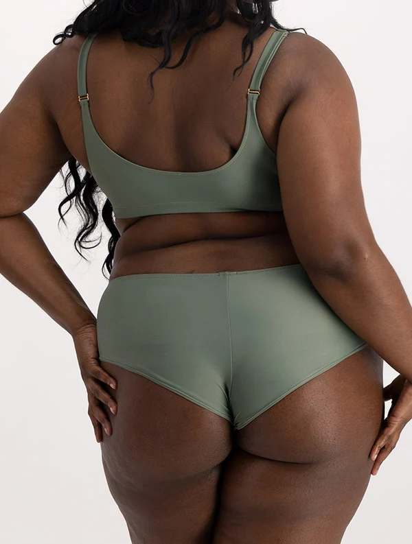 Shorty Leti - Bain - Vert-Lichen