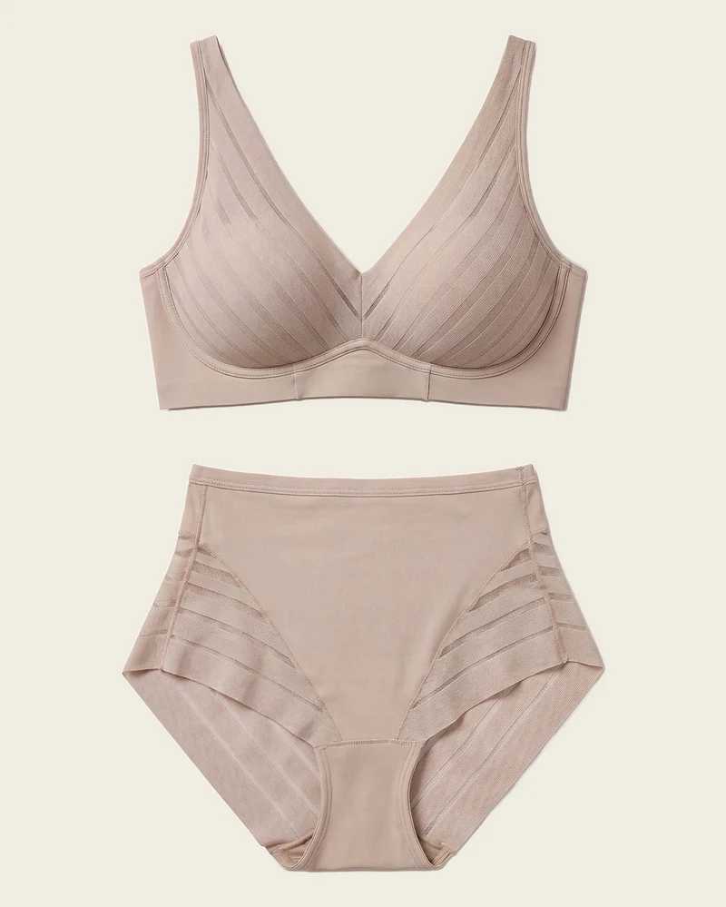 Daily Bra + Stripe Undetectable en Habano Claro