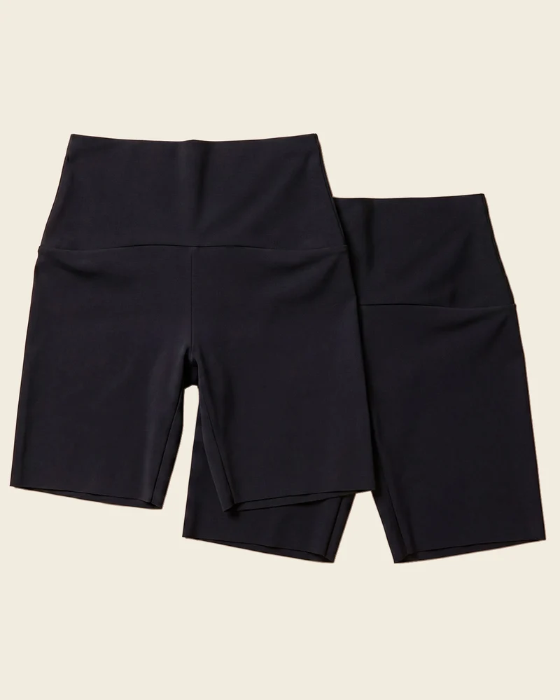 Lot de 2 shorts sculptants contrôle modéré effet invisible avec bande antidérapante