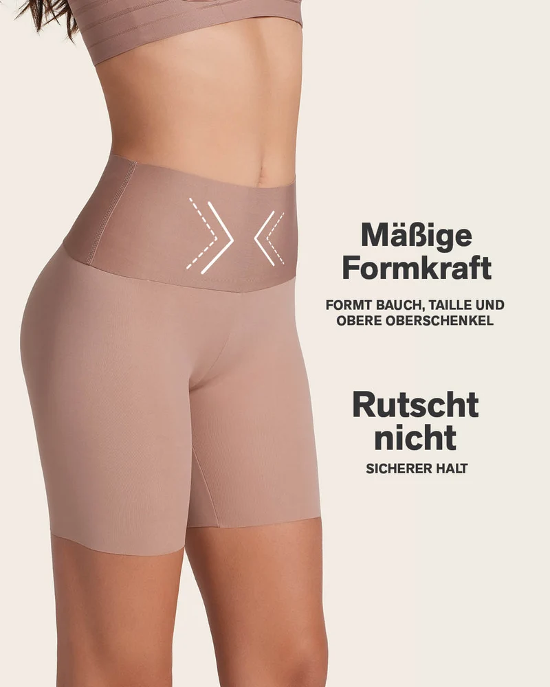 Lot de 2 shorts sculptants contrôle modéré effet invisible avec bande antidérapante