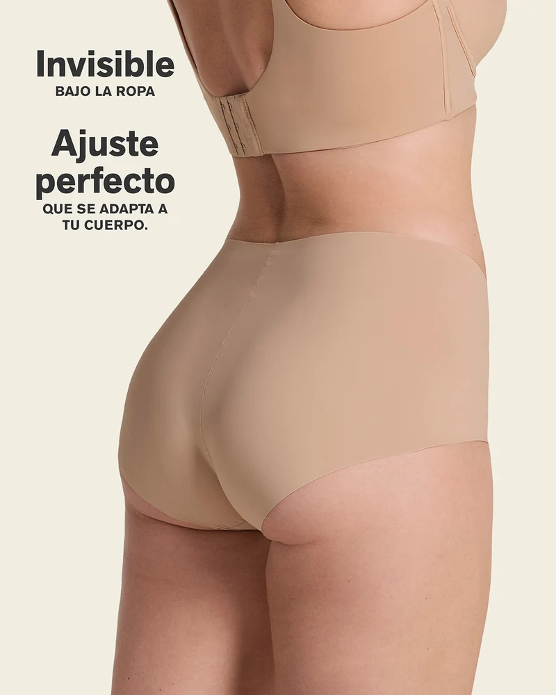 Boxer taille haute effet invisible