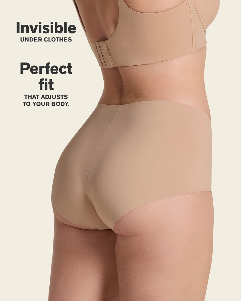 Boxer taille haute effet invisible