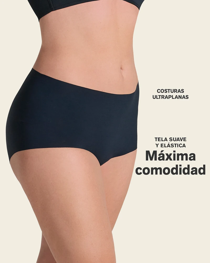 Boxer taille haute effet invisible