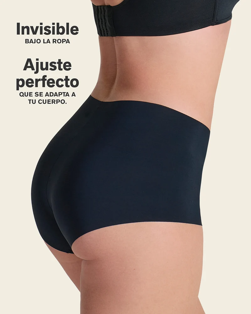 Boxer taille haute effet invisible