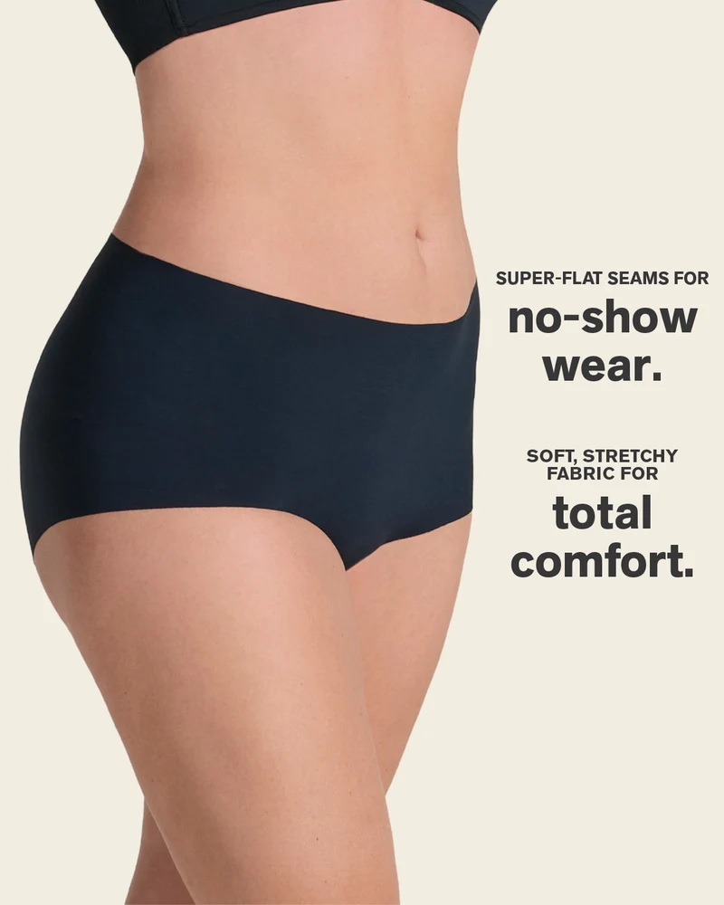 Boxer taille haute effet invisible