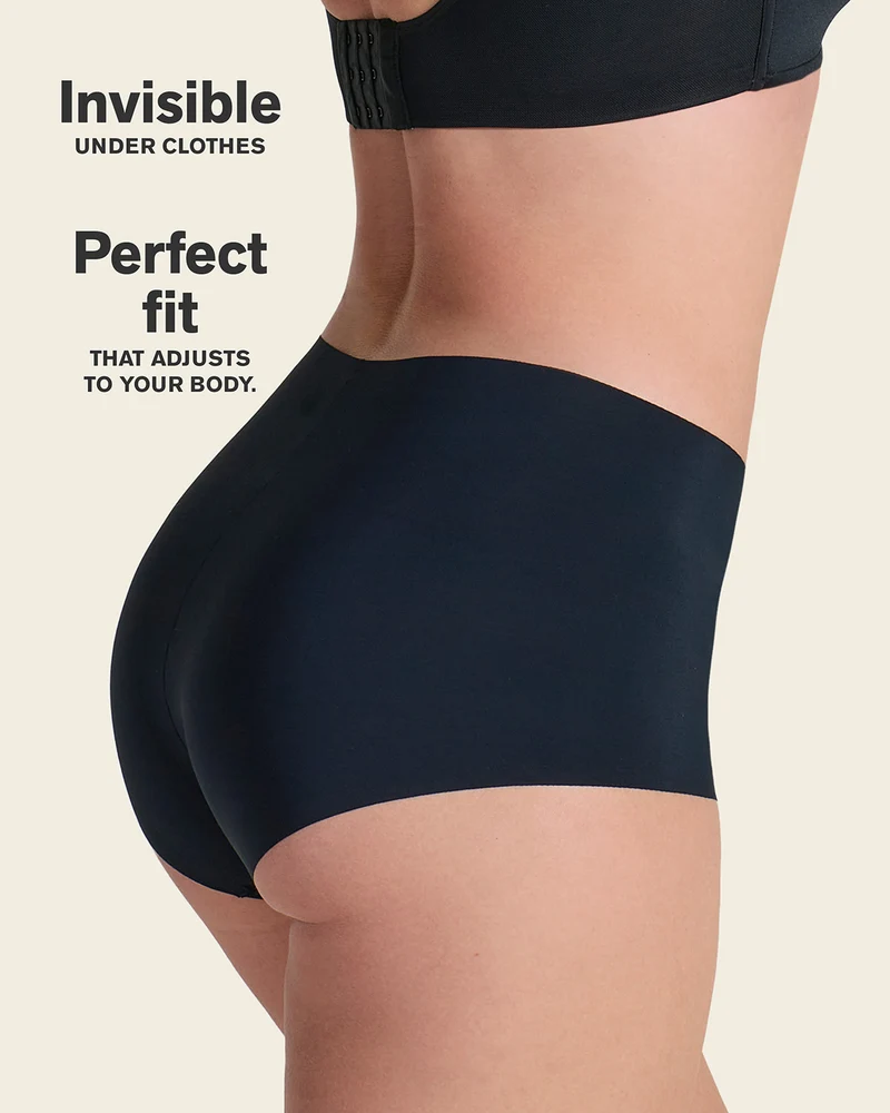 Boxer taille haute effet invisible