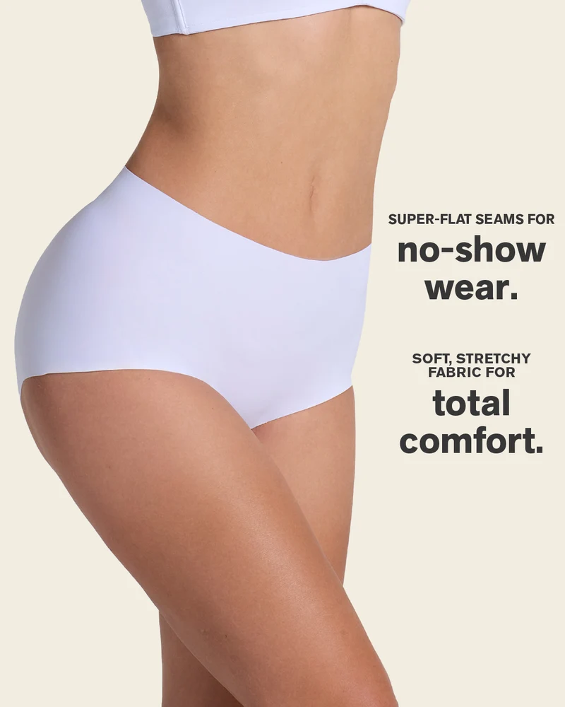 Boxer taille haute effet invisible