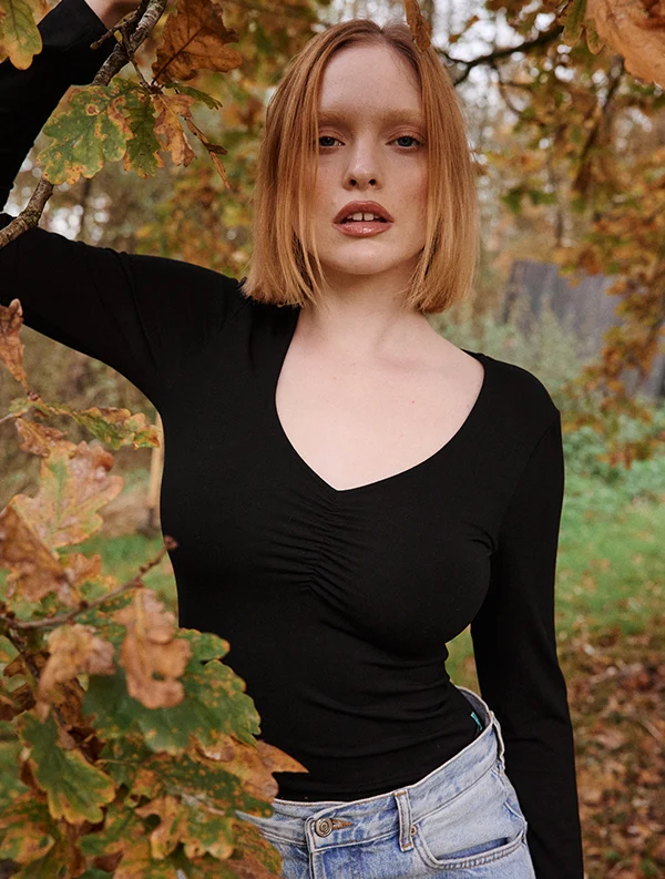 Nobratop® Carlotta - Ecovero - Noir-Ebène