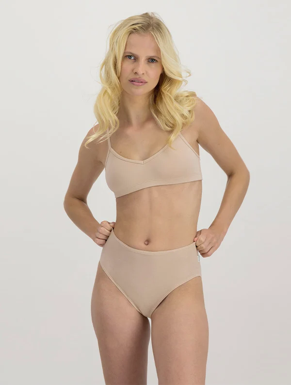 Brassière Mina - Coton Bio – Nude-Sable