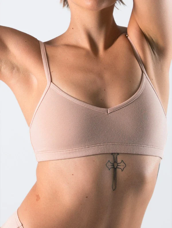 Brassière Mina - Coton Bio – Nude-Sable