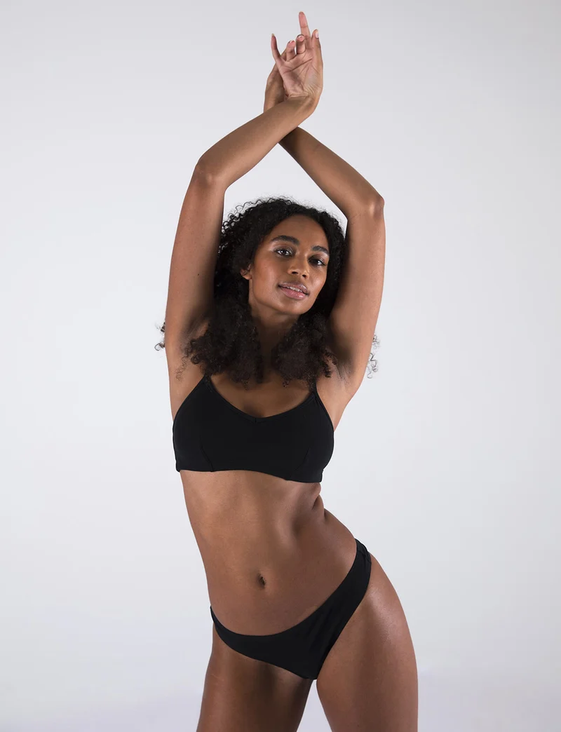 Tanga Maya - Coton Bio - Noir-Ebène