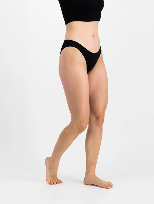 Culotte Anna - Coton Bio - Noir-Ebène