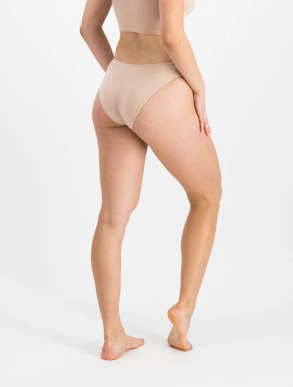 Culotte Anna - Coton Bio - Nude-Sable