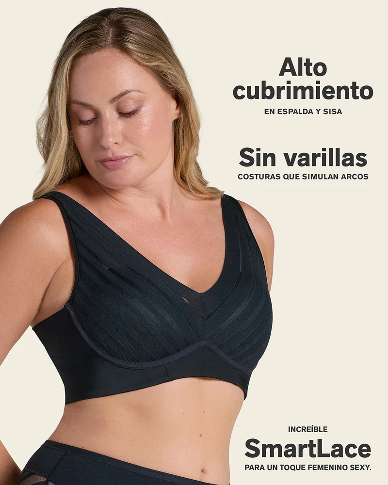 Daily Bra + UltraStripe Undetectable en Negro