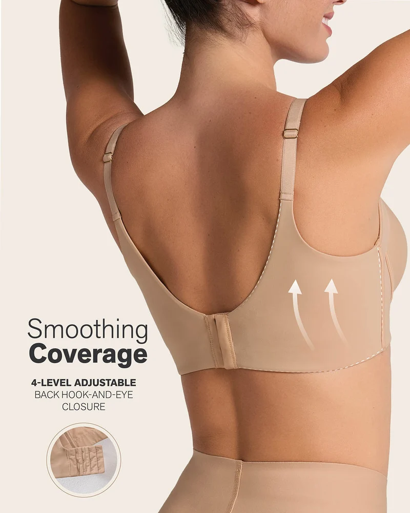 High Profile Bra + Stripe Undetectable Panty en Habano Medio