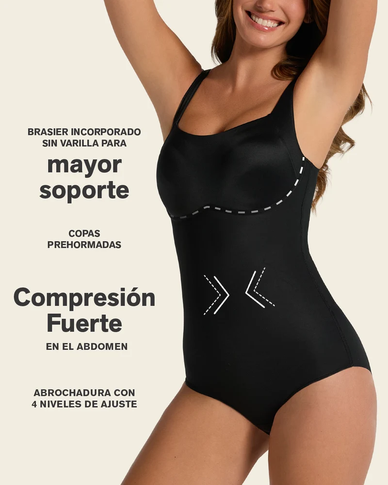 Body gainant le ventre avec soutien-gorge intégré