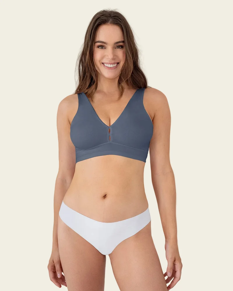 Bralette légère avec col en V