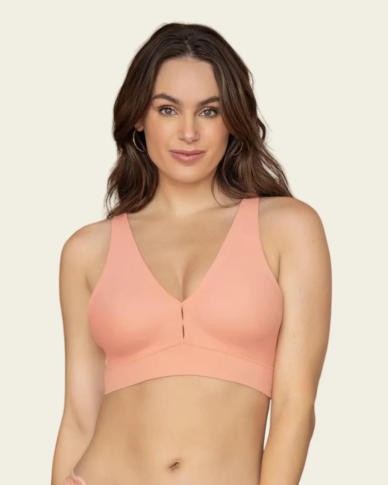 Bralette légère avec col en V