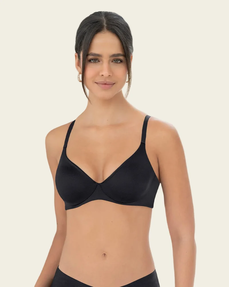 Soutien-gorge ultra-léger et doux avec bonnets en tissu double épaisseur
