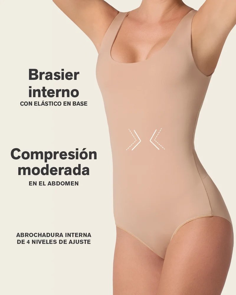 Body de contrôle sans manches