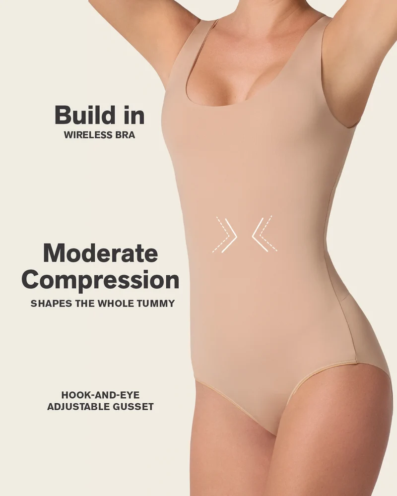 Body de contrôle sans manches