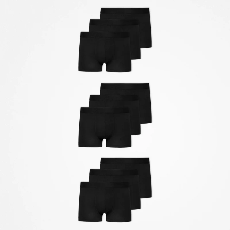 Premium Boxershorts ohne Logo | Schwarz