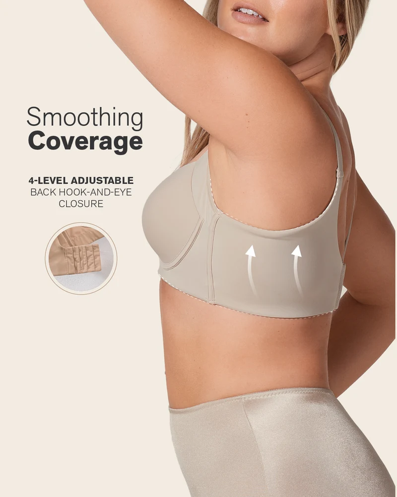 High Profile Bra + Stripe Undetectable Panty en Marron Clair