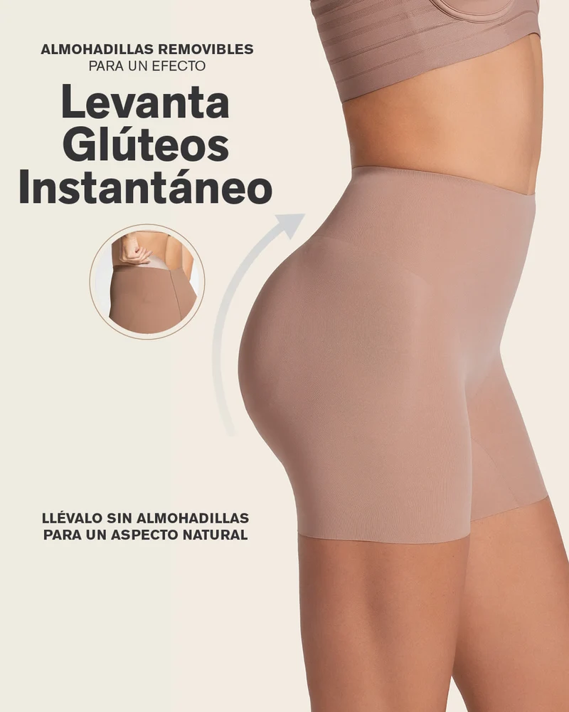 PadUp Panty & PadUp Short en Habano
