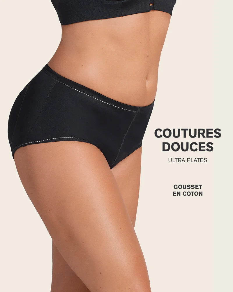 PadUp Panty & PadUp Short en Negro y Habano