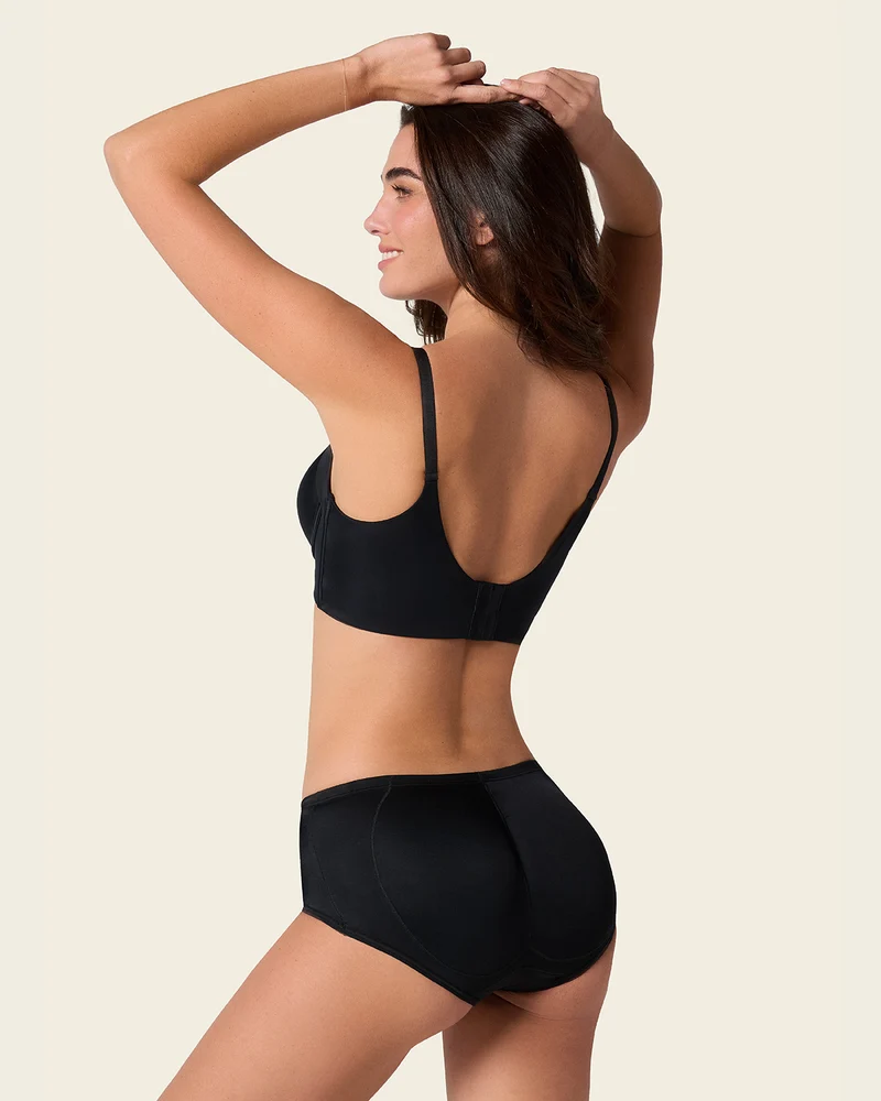 PadUp Panty & PadUp Short en Negro y Habano