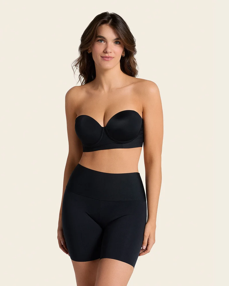 PowerStay Short & Stripe Undetectable Panty en Negro