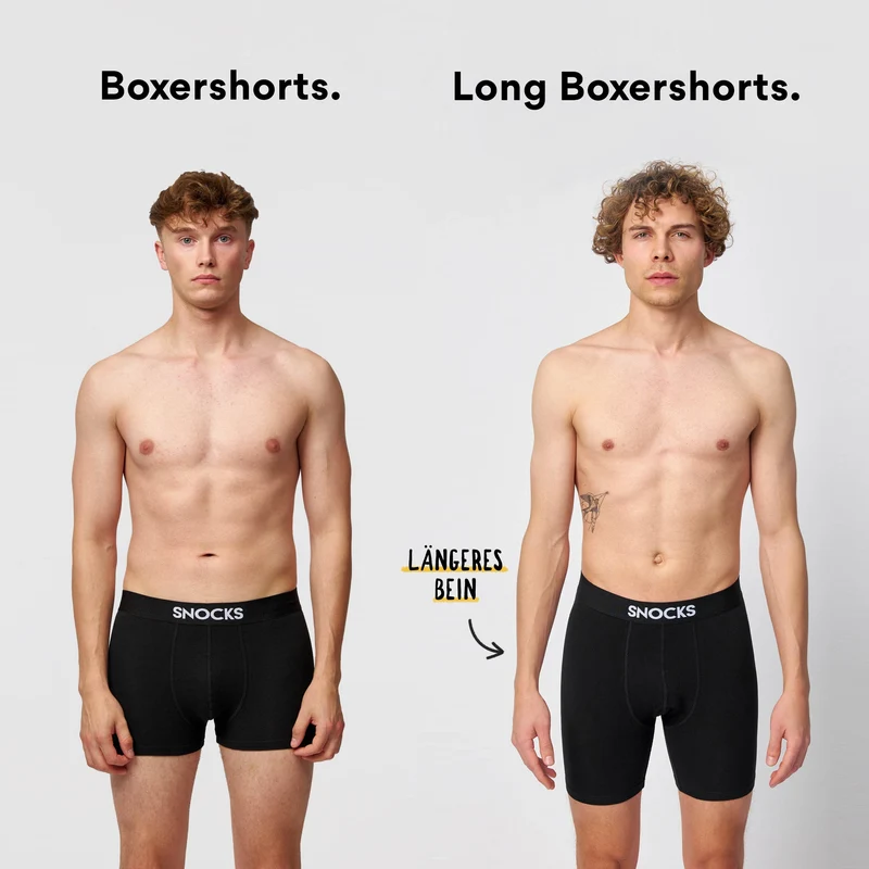 Lange Boxershorts | Mix (Rot/Olive/Blau)